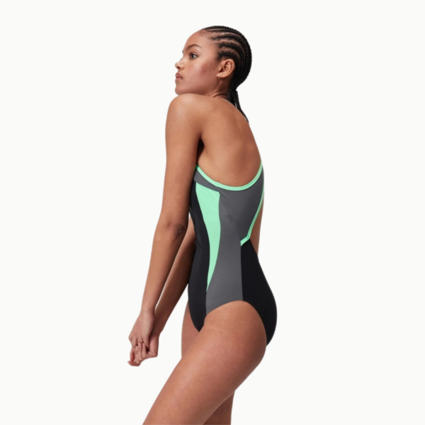 Купальник Speedo High Neck Splice Cross Back (Женский; 38 (50); Черный)